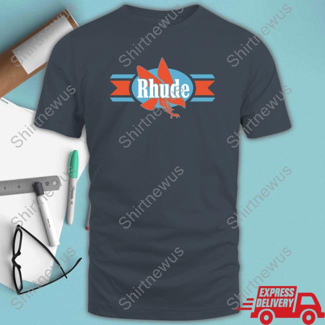 Official Drake Rhude White Chevron Eagle Top Shirt