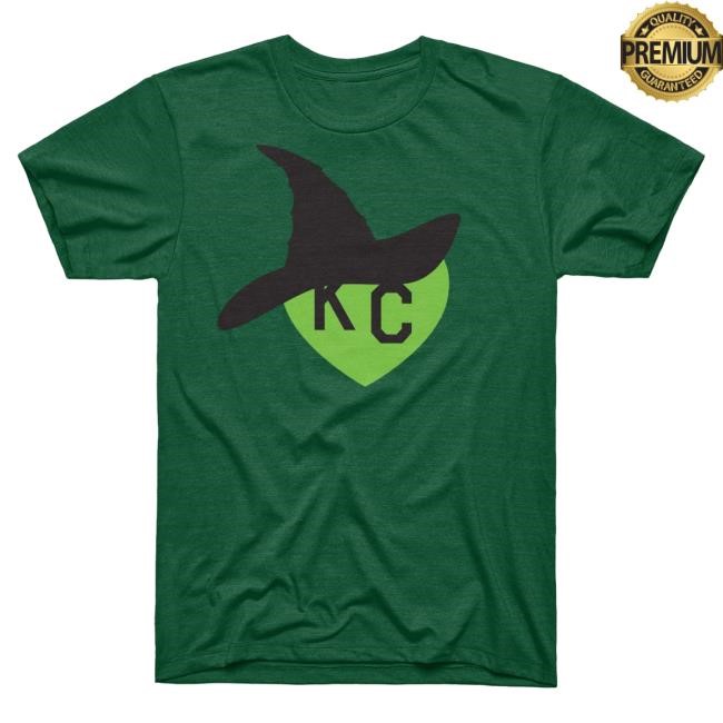 Bad Witch KC Heart Green T Shirt Charlie Hustle Merch Store Official