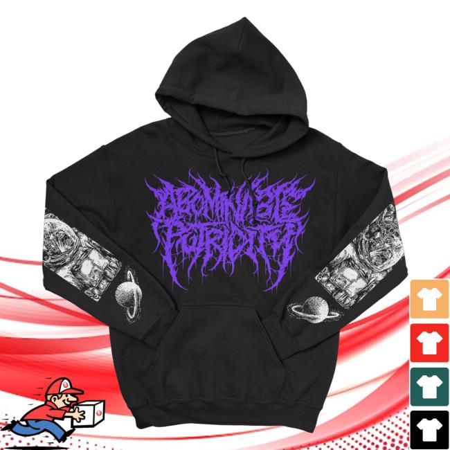 Official Indie Merch Store Shop Abominable Putridity "The Last Astronaut Purple Logo" Hoodies Indiemerchstore