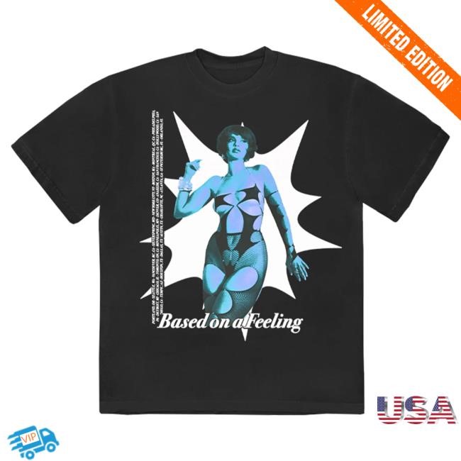 Official Sabrina Claudio "Based On A Feeling" Archived 2022 Tour Blue Top Shirt