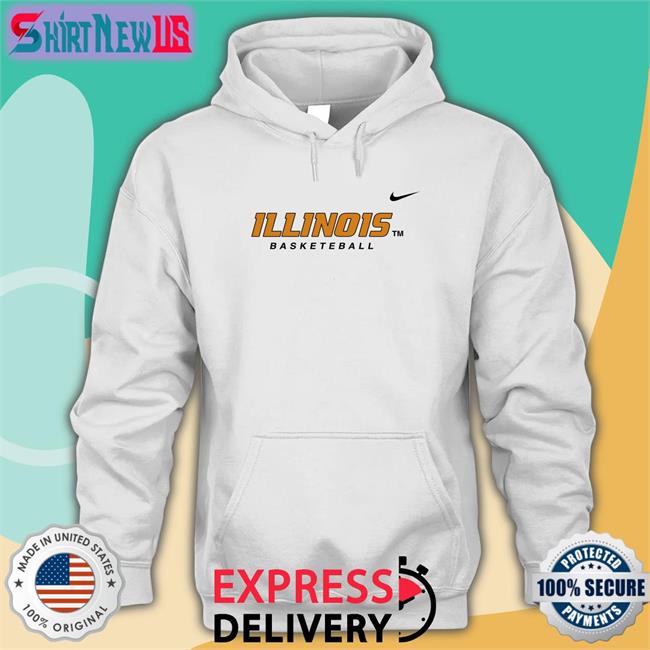 Illinois Basketeball Hoodie Coleman Hawkins
