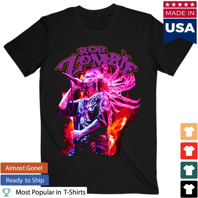 Official Rob Zombie Merch Shop Zombiefire Shirt