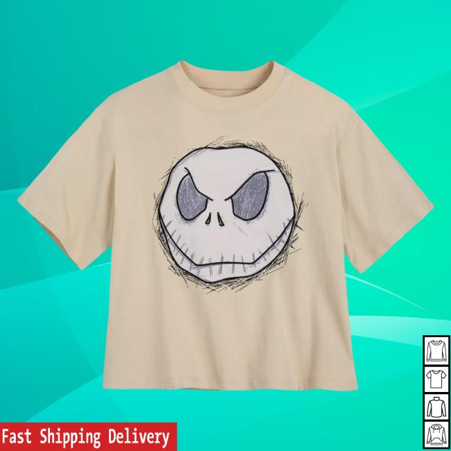 Official Shop Disney Merch Store Jack Skellington Shirt 2023 Cream The Nightmare Before Christmas Shopdisney Appare Clothing