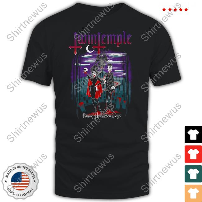 Twin Temple Raising Hell In San Diego Tee