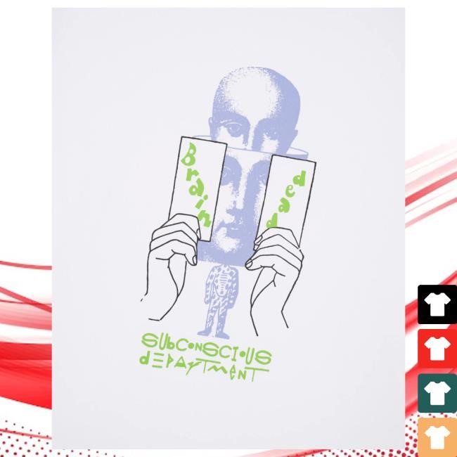 Official Brain Dead Merch Shop Brain Dead Subconscious Tshirt - White