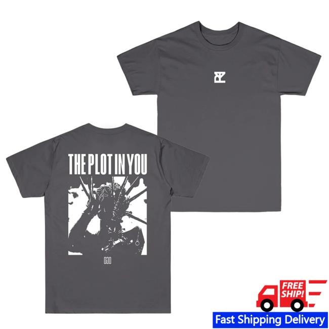 Official The Plot In You Clothing Store Merch Emblem Charcoal New Shirt