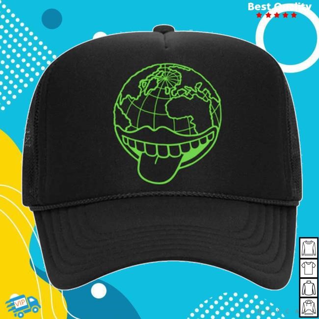 Globe Logo Trucker Hot Cap - Earthgang Official Store Merch Shop