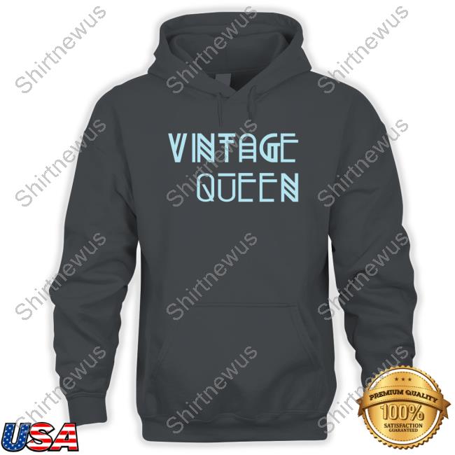Vintage Queen Hooded Sweatshirt