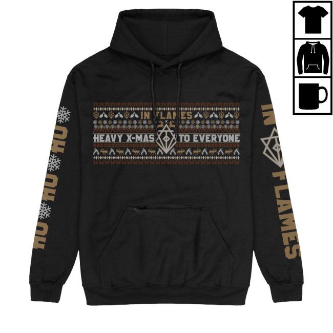 Official Heavy X-Mas Beer In Flames Pullover Sweatshirt