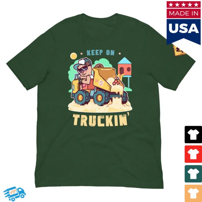 Official Pretend Again Keep on Truckin' Shirt 2023 Olive (OwO / Oh Woah Shirt)