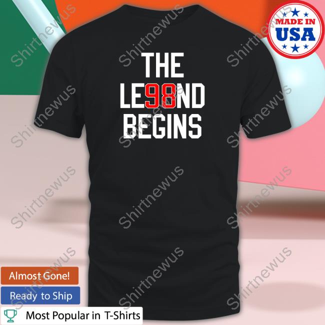 Chicago Connor Bedard The Le98nd Begins Tee Shirt