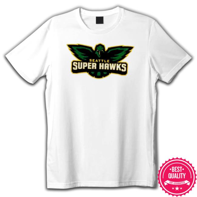 Seattle Super Hawks Logo Long Sleeve Shirt