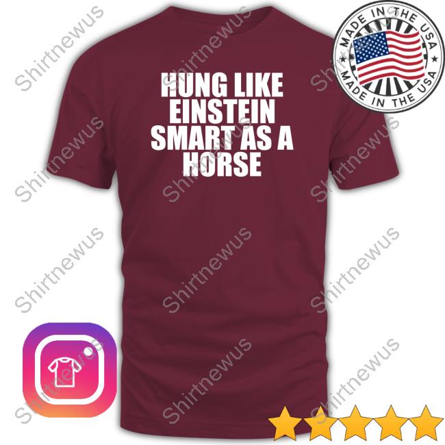 Hung Like Einstein Smart As A Horse Hoodie