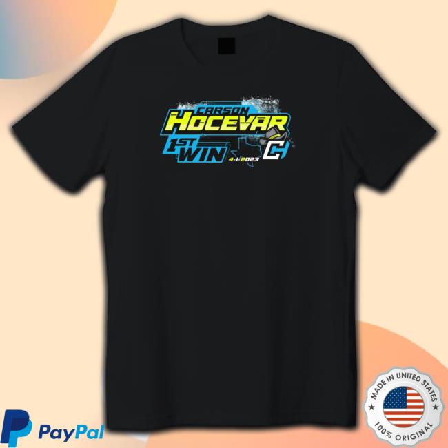 Official Carson Hocevar Shop First Win Texas Hoodie