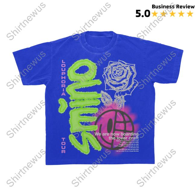 Official Smino Zero Fatigue Merch Louphoria Boarding Shirt 2023 Zerofatigue