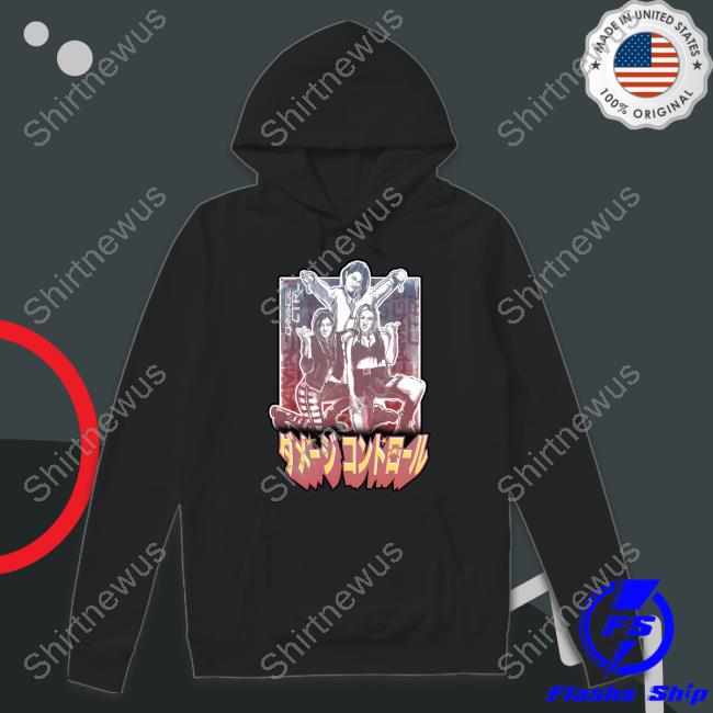 Official Men's Black Damage CTRL Kanji Hoodie