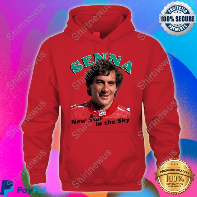 Senna New Star In The Sky T Shirt Ayrton Senna New Star In The Sky Shirt
