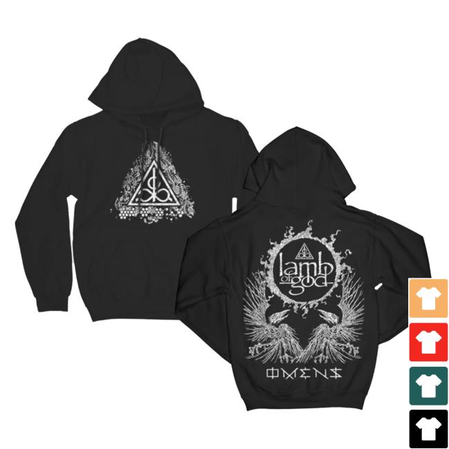 Official Lamb Of God Merch Store Shop Omens Skeleton Eagle Sweatshirts Lambofgod