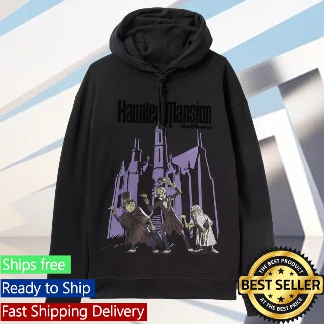 Official Disney Merch The Hitchhiking Ghosts Popover Hoodie for Adults – The Haunted Mansion – Walt Disney World