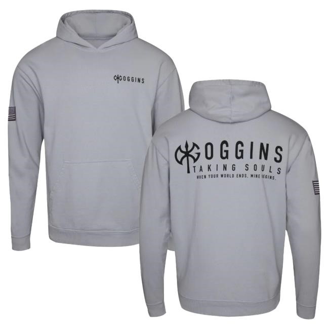 Official David Goggins Taking Souls Flag Patch Hoodie