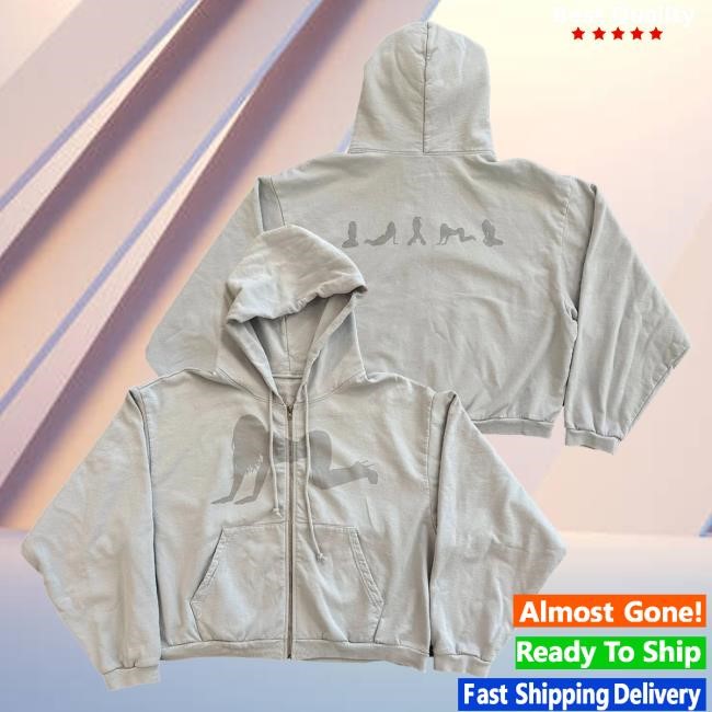 Official Nessa Barrett Merch Store Silhouettes Zip Attractive Hoodie