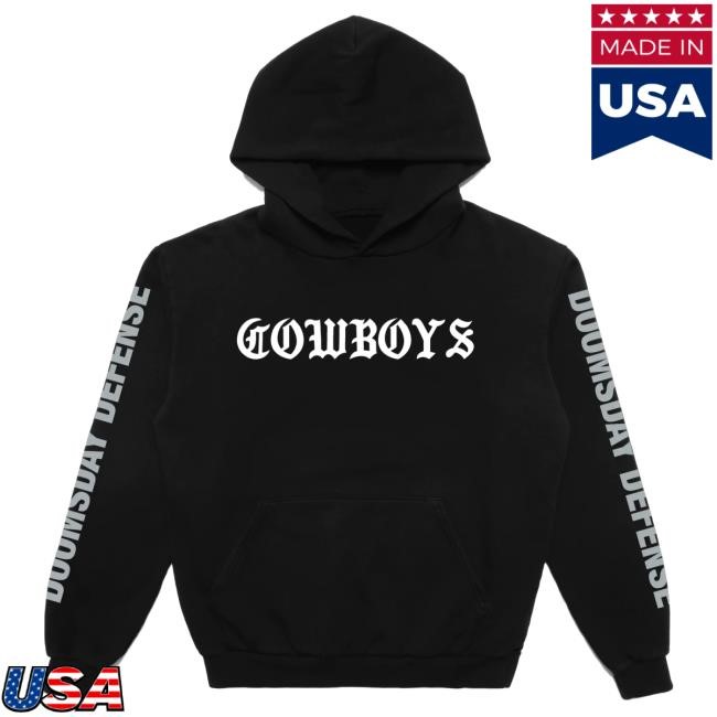 Official Born X Raised Merch Born X Raised + Cowboys Classic Popover Hoodie: Black NFL 2025 Kickoff