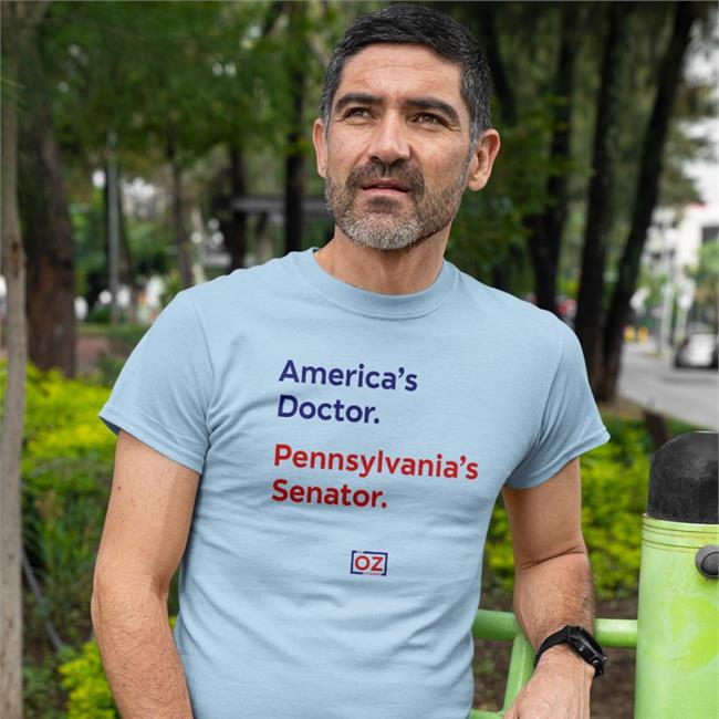 America's Doctor Pennsylvania's Senator Dr Oz Us Sennate Tee Shirt Ron Filipkowski