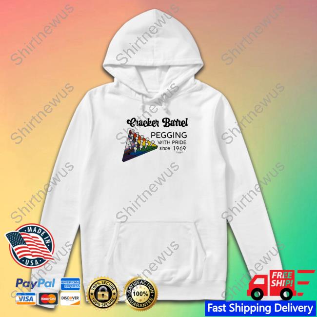Cracker Barrel Pegging With Pride Since 1969 Hoodie