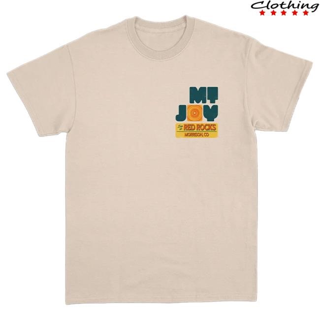 Official Mt Joy Merch Red Rocks 2025 Top Shirt