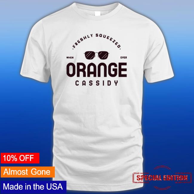 Official Aew Orange Cassidy Freshly Squeezed Tee