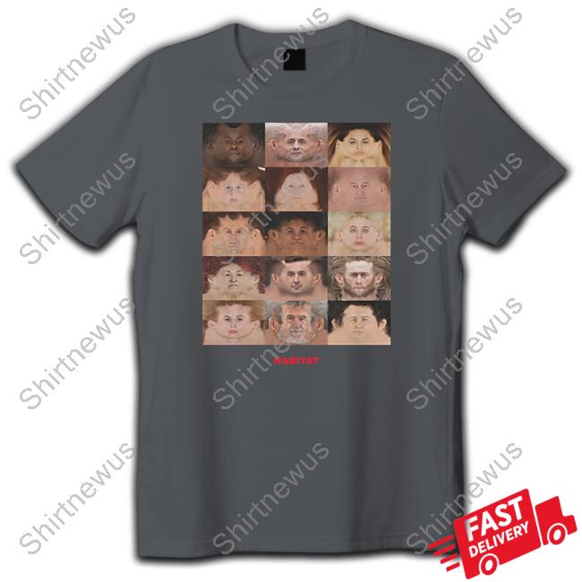 Official Nayt Habitat Faces Hoodie Nayt Merch Habitat Faces Sweatshirt