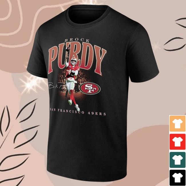 49ers NFL Football Brock Purdy Hype T-Shirt for Stadium Gear
