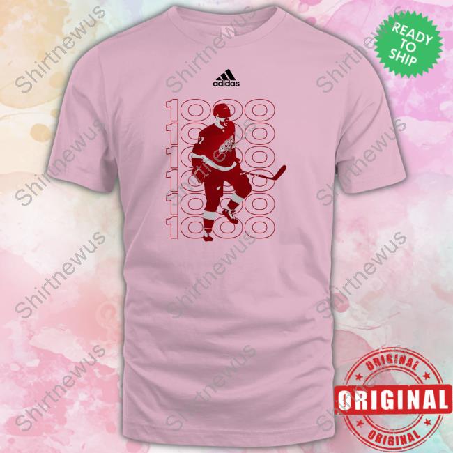 Detroit Red Wings Dp_57 David Perron 1000Th Tee Shirt