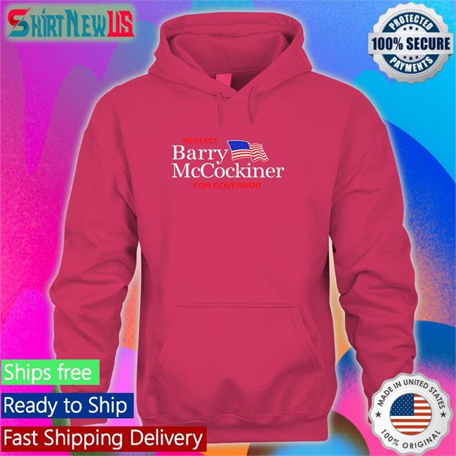Re-Elect Barry Mccockiner For Governor Long Sleeve Tee Shithead Steve Merch
