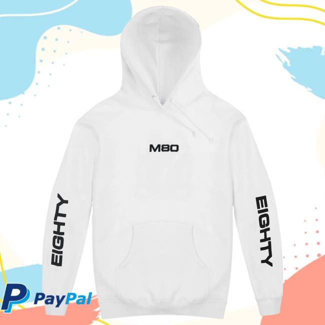 M80 Shop Merch Essentials Signature Hoodie White