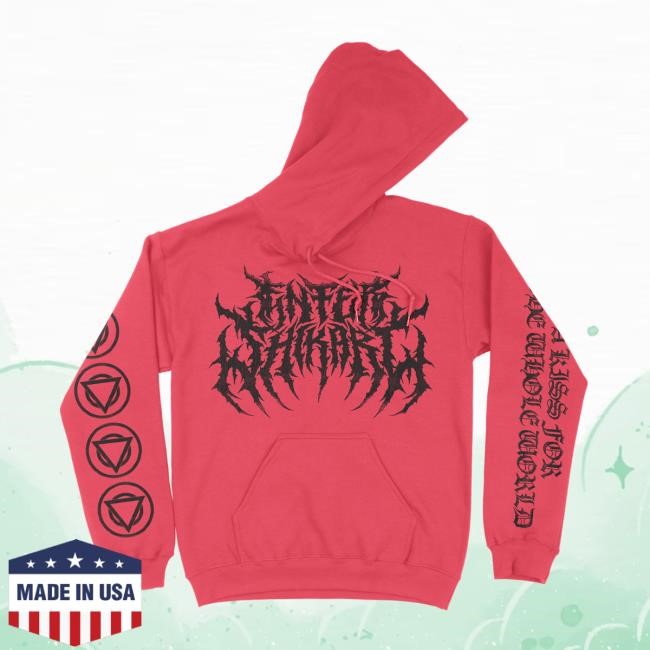 Hellbound Sparky Custom Dyed Long Sleeve Hoodie - Enter Shikari