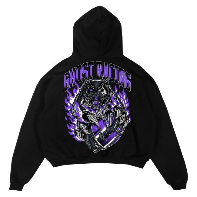 Ghost Racing Purple Panther Tshirt - Black
