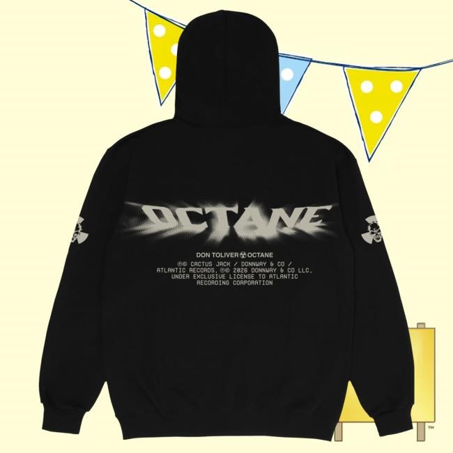 Heavyweight Venue Merch Octane Skull Hoodie Don Toliver 2026