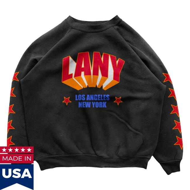 Lany Clothing Store Black Los Angeles New York Pull Over Hoodie ThisisLany Merch