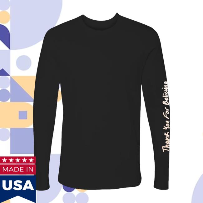 Official Toosii Merch Thank You For Believing Sweatshirts
