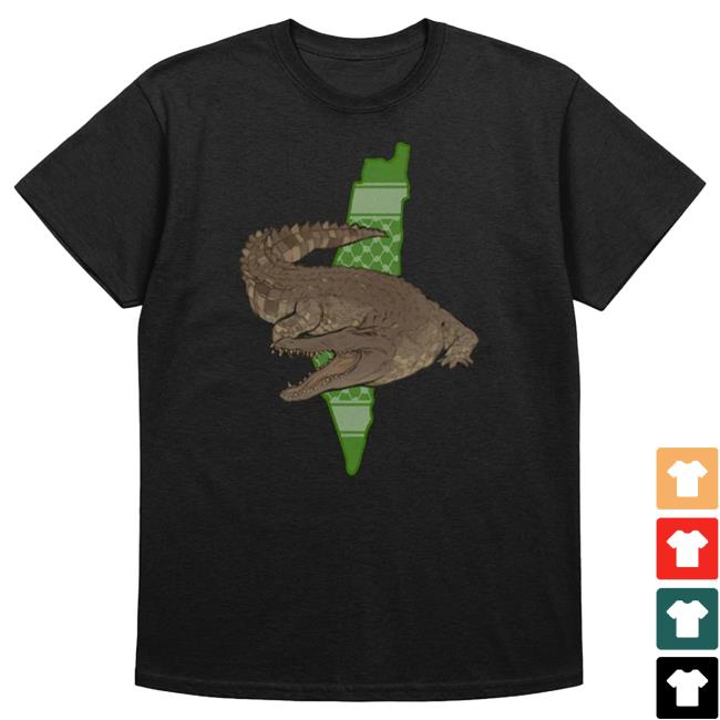 Official Gatorsdaily Shop Merch Palestinian Crocodile Tshirt