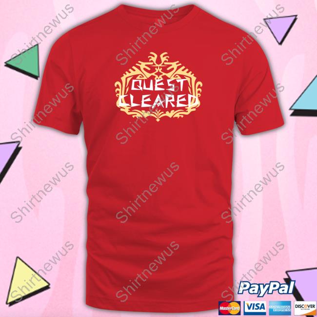 Official Quest Cleared Monster Hunter Shirt