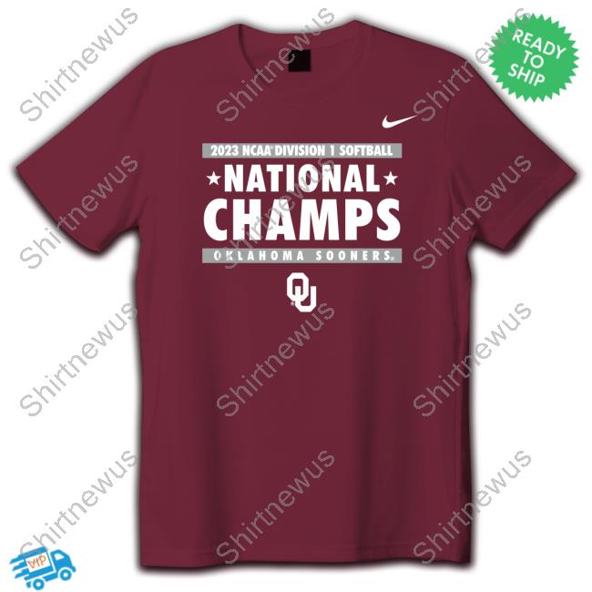 Oklahoma Sooners 2023 Ncaa Division Softball National Champions T-Shirt