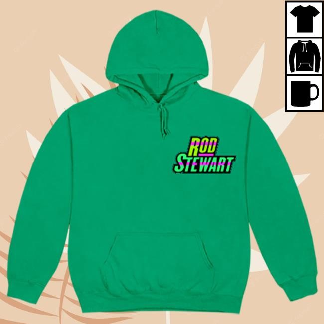 Official Rod Stewart Green Hits Tour Hoodies