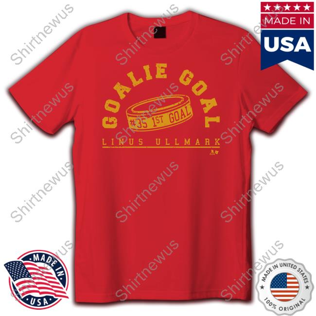 Breakingt Merch Goalie Goal Linus Ullmark Tee