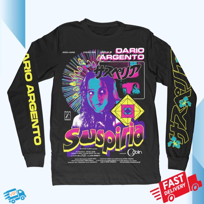 Official Studiohouse Designs Merch Store Suspiria Long Sleeve Shirt 2024 Studiohouse Designs Apparel Clothing Shop StudiohouseDesigns