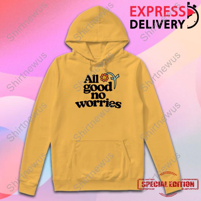 All Good No Worries Merch All Good No Worries Crewneck Sweatshirt Roosterteeth