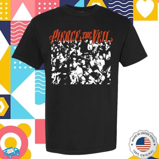 Official Ptv Merch Store Pierce The Veil Black Mosh Pit Tshirt