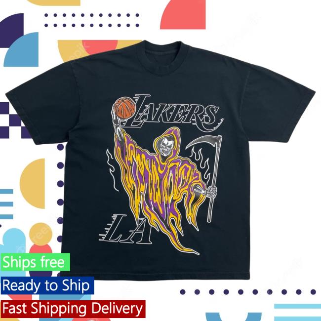 Official Shop Demand Warren Lotus Los Angeles Lakers Tshirt