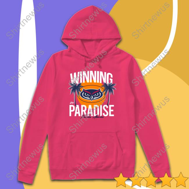 Homefield FAU Owls Winning Paradise Tee Ncaa Homefield FAU Owls Winning Paradise T-Shirt